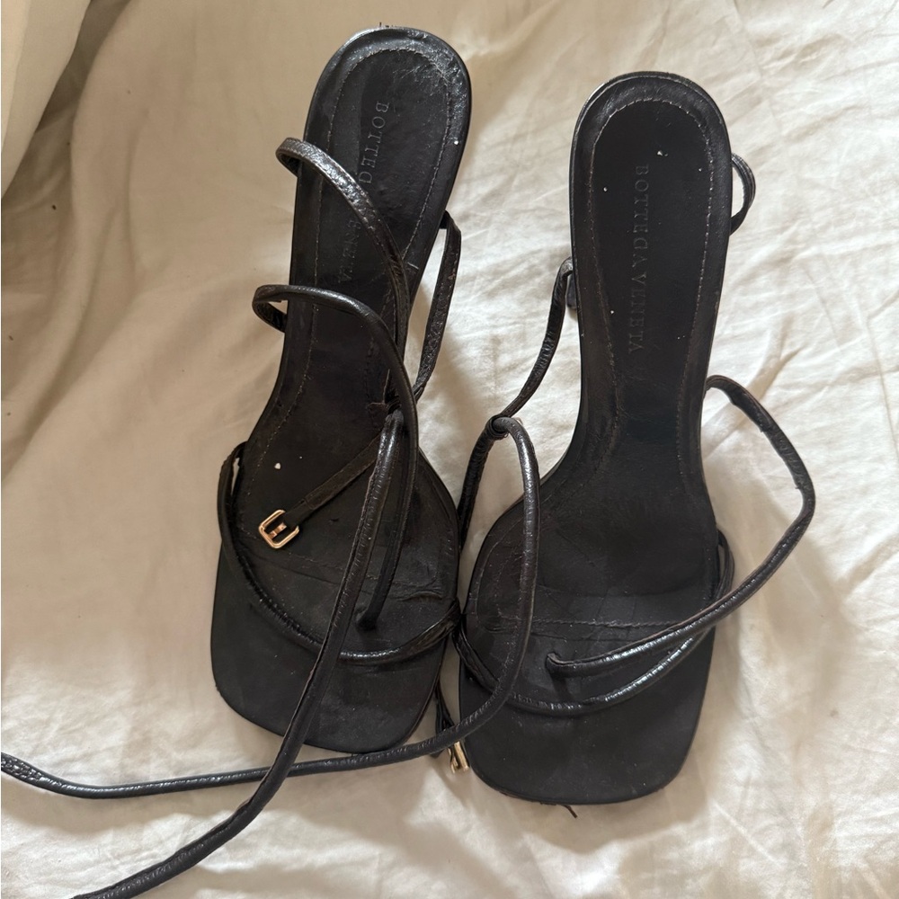 Bottega Veneta The Line Sandals in Brown Size 8/39